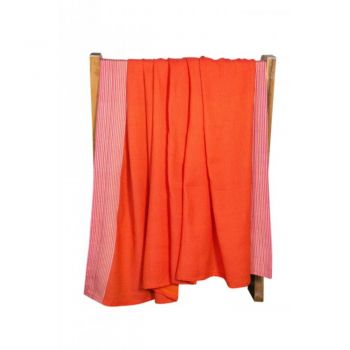Cuvertura de pat Talisman, portocaliu, bumbac 100%, 220 x 240 cm