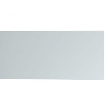 Masca pentru sina de tavan din PVC, alb, latime de 7,5 cm