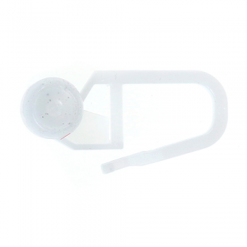 Set accesorii pentru sina perdea, plastic, alb, 2.5 cm