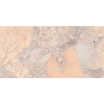 Faianta baie rectificata glazurata Epiros Crema, bej, lucios, aspect de piatra, 60 x 30 cm