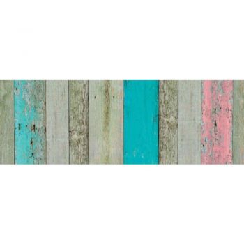 Folie autocolanta lemn, 92-3410 pin multicolor vintage, 0.9 x 15 m