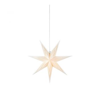 Decorațiune luminoasă albă suspendată ø 70 cm cu model de Crăciun Sombra – Markslöjd