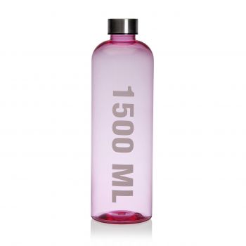 Sticla de apa Trenton, Versa, 1.5 L, polistiren/inox, roz