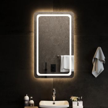 vidaXL Oglindă de baie cu LED, 60x100 cm