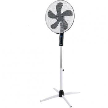 Ventilator Cu Picior ASF701 40cm 55W Cu Ecran LCD Alb/Negru