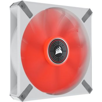 Ventilator pentru carcasa ML140 LED Red ELITE WHITE 140mm Single Pack ieftin