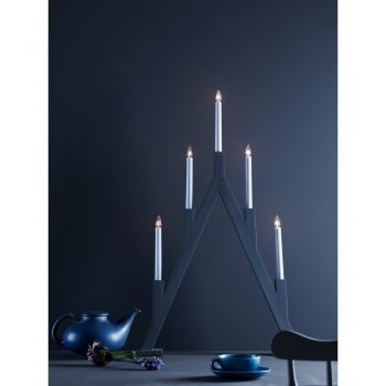 Decorațiune luminoasă gri cu model de Crăciun Bjurfors – Markslöjd ieftina