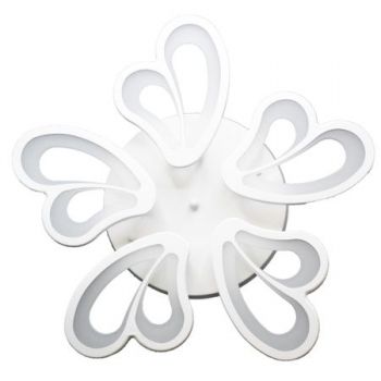 Lustra LED moderna slim butterfly design, LED inclus, 3 functii, telecomanda