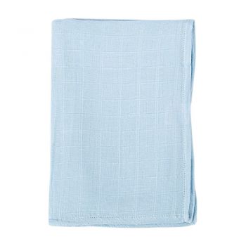 Pătură pentru copii albastră din bumbac 120x120 cm Bebemarin – Mijolnir