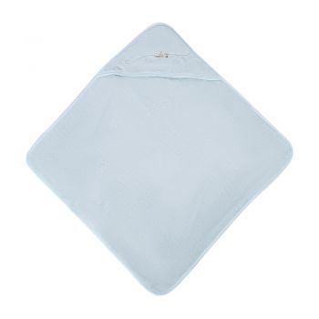 Pătură de înfășat pentru copii albastră din bumbac 75x75 cm Bebemarin – Mijolnir