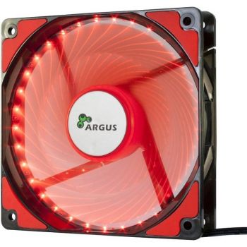 Ventilator Argus L-12025 120mm Red LED ieftin
