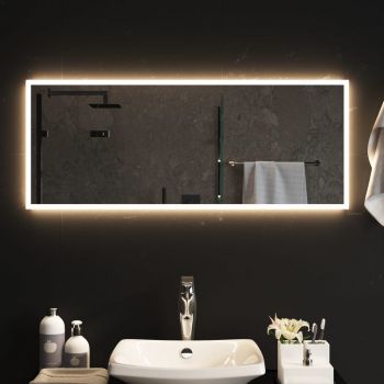 vidaXL Oglindă de baie cu LED, 100x40 cm