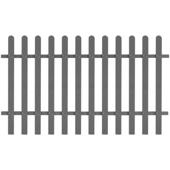 Gard din șipci 200 x 120 cm WPC
