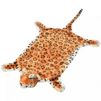 Covor cu model leopard 139 cm Pluș Maro ieftin