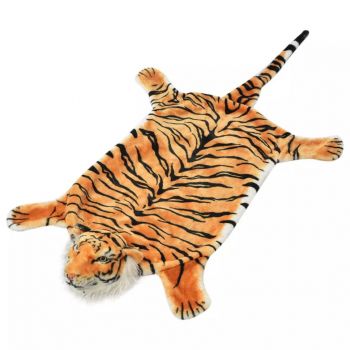 Covor model tigru 144 cm Pluș Maro ieftin