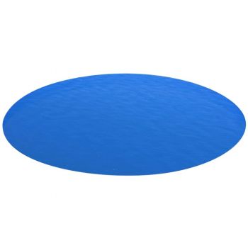 Folie solară rotundă din PE pentru piscină 549 cm  albastru