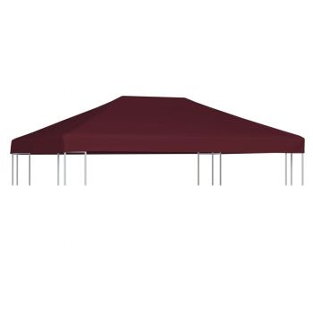 Acoperiș pentru pavilion 310 g/m² roșu bordo 3 x 4 m ieftin