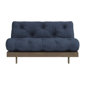 Canapea albastru-închis extensibilă 140 cm Roots – Karup Design