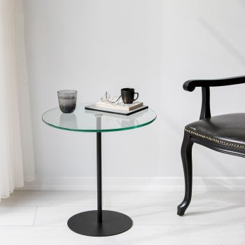MASUTA DE CAFEA Chill-Out - Black, Negru, 50x50x50 cm ieftina