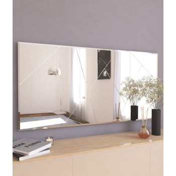 Oglindă Eilish - White, Alb, 3x60x120 cm