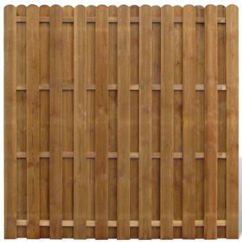 Panou de gard cu șipci alternative 180 x 180 cm lemn de pin