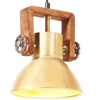 Lampă suspendată industrială 25 W arămiu 19 cm E27 rotund