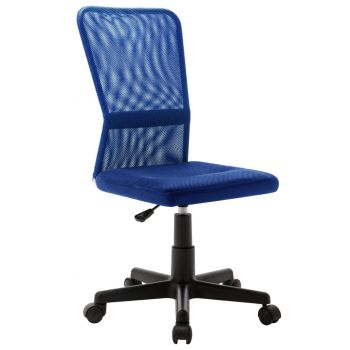 Scaun de birou albastru 44x52x100 cm țesătură plasă ieftin