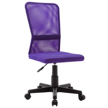 Scaun de birou violet 44x52x100 cm țesătură plasă ieftin