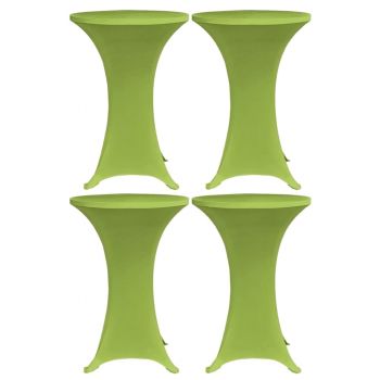Husă elastică pentru masă 4 buc. verde 60 cm