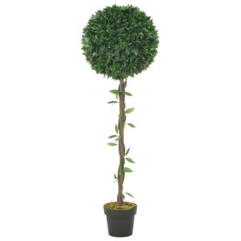 Plantă artificială dafin cu ghiveci verde 130 cm