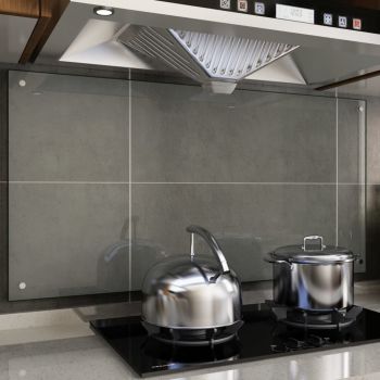 Panou antistropi bucătărie transparent 120x60cm sticlă securiz.