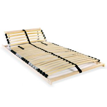 Bază de pat cu șipci 28 șipci 7 zone 70 x 200 cm ieftin