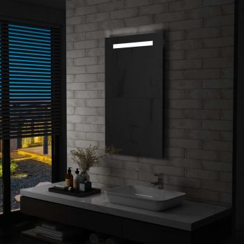 Oglindă cu LED de perete de baie 60 x 100 cm ieftina