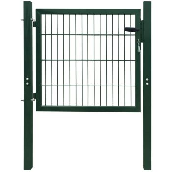 Poartă 2D pentru gard (simplă) 106 x 130 cm verde