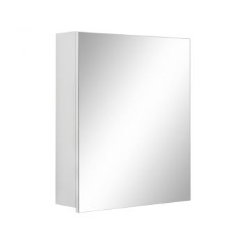Dulap de baie alb cu oglindă de perete Støraa Wisla, 60 x 70 cm ieftin