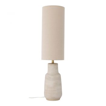 Lampadar crem cu abajur textil (înălțime 113 cm) Linetta – Bloomingville