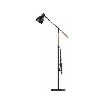 Lampadar negru cu abajur din metal (înălțime 150 cm) Edward – EMOS