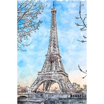 Tablou 90x60 cm Paris – Fedkolor