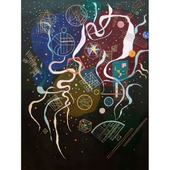 Tablou - reproducere 30x40 cm Mouvement I, Wassily Kandinsky – Fedkolor ieftin