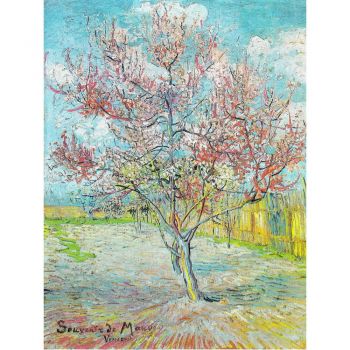 Tablou - reproducere 30x40 cm Pink Peach Trees, Vincent van Gogh – Fedkolor