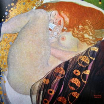 Tablou - reproducere 70x70 cm Danae, Gustav Klimt – Fedkolor