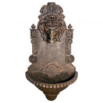 Chiuveta de gradina, fonta, bronz antic, 41x21x76.5 cm, Strend Pro