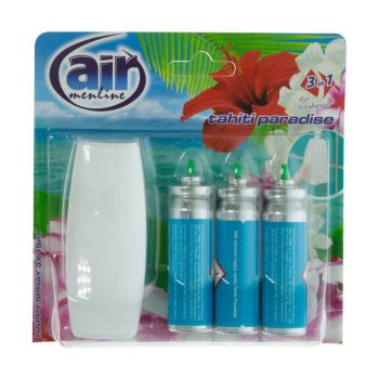 Odorizant Spray AIR Aqua World, cu 3 Rezerve, 3x15 ml