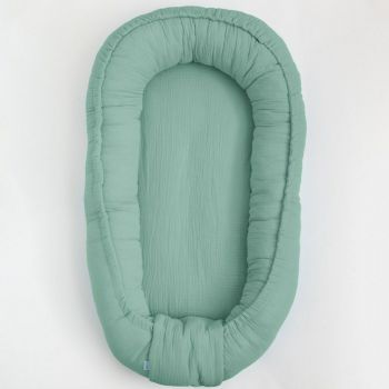 Cosulet bebelus New Baby pentru dormit 80 x 50 cm Green
