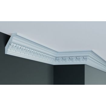 Cornisa decorativa din poliuretan Flexibil C908F - 8.2x5.8x200 cm