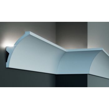 Profil pentru banda LED din poliuretan Flexibil KF708F - 14x10.6x200 cm