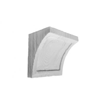 Consola decorativa din poliuretan, alb, modern, ED025W - 19x13x18 cm