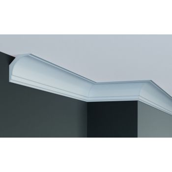 Cornisa decorativa din poliuretan Flexibil P907F - 12x11x200 cm