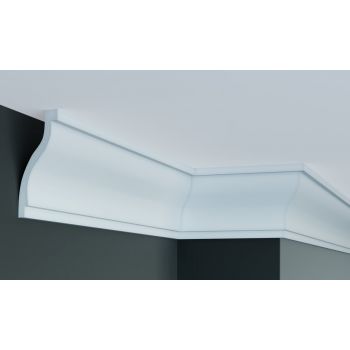 Cornisa decorativa din poliuretan Flexibil P918F - 13.1x5.9x200 cm