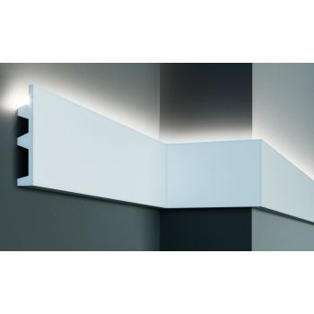 Profil pentru banda LED din poliuretan Flexibil KF505F - 14.2x2.5x200 cm